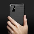 Kép 8/14 - Carbon Case Flexible Cover TPU Case for Samsung Galaxy M31s blue
