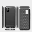 Kép 10/14 - Carbon Case Flexible Cover TPU Case for Samsung Galaxy M31s blue