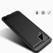 Kép 6/6 - Carbon Case Flexible Cover TPU Case for Samsung Galaxy A42 5G blue