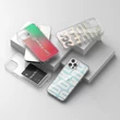 Kép 5/7 - Ringke Fusion Design PC Case with TPU Bumper for iPhone 12 Pro Max pink-green (GNAP0028)