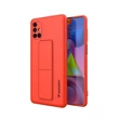 Kép 1/12 - Wozinsky Kickstand Case silicone stand cover for Samsung Galaxy M51 red