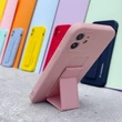 Kép 11/12 - Wozinsky Kickstand Case silicone stand cover for Samsung Galaxy M51 red