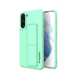 Kép 1/12 - Wozinsky Kickstand Case Silicone Stand Cover for Samsung Galaxy S21 + 5G Mint