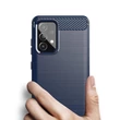 Kép 4/6 - Carbon Case Flexible Cover TPU Case for Samsung Galaxy A72 4G blue