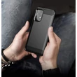 Kép 5/6 - Carbon Case Flexible Cover TPU Case for Samsung Galaxy A72 4G black
