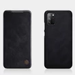 Kép 20/24 - Nillkin Qin original leather case cover for Xiaomi Poco M3 black