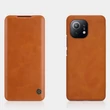 Kép 9/24 - Nillkin Qin original leather case cover for Xiaomi Mi 11 black