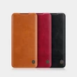 Kép 19/24 - Nillkin Qin original leather case cover for Xiaomi Mi 11 black