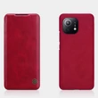 Kép 5/24 - Nillkin Qin original leather case cover for Xiaomi Mi 11 brown