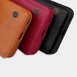 Kép 15/24 - Nillkin Qin original leather case cover for Xiaomi Mi 11 brown