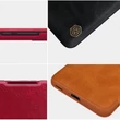 Kép 17/24 - Nillkin Qin original leather case cover for Xiaomi Mi 11 brown