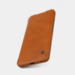 Kép 24/24 - Nillkin Qin original leather case cover for Xiaomi Mi 11 brown