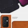 Kép 8/18 - Nillkin Qin original leather case cover for OnePlus 9 black
