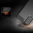 Kép 6/7 - Carbon Case Flexible Cover Sleeve for Samsung Galaxy S21 FE black