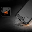 Kép 3/12 - Carbon Case Flexible TPU Cover for Samsung Galaxy A22 5G black