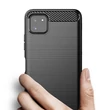 Kép 6/12 - Carbon Case Flexible TPU Cover for Samsung Galaxy A22 5G black