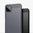 Kép 9/12 - Carbon Case Flexible TPU Cover for Samsung Galaxy A22 5G black