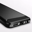 Kép 11/12 - Carbon Case Flexible TPU Cover for Samsung Galaxy A22 5G black