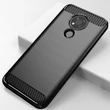Kép 2/10 - Carbon Case Flexible Cover Sleeve for Nokia 3.4 black