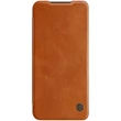 Kép 3/10 - Nillkin Qin leather holster cover for Xiaomi Redmi Note 10 5G brown