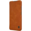 Kép 5/10 - Nillkin Qin leather holster cover for Xiaomi Redmi Note 10 5G brown