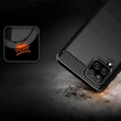 Kép 11/12 - Carbon Case Flexible Cover TPU Case for Samsung Galaxy A22 4G black