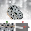 Kép 10/10 - Kingxbar Black Star Case shiny glitter crystal case for AirPods Pro black