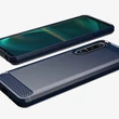 Kép 6/12 - Carbon Case Flexible Cover TPU Case for Sony Xperia 5 III black