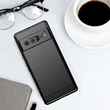 Kép 4/12 - Carbon Case Flexible cover for Google Pixel 6 Pro black
