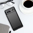 Kép 10/10 - Carbon Case Flexible cover for Google Pixel 6 black
