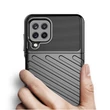 Kép 2/12 - Thunder Case Flexible Tough Rugged Cover TPU Case for Samsung Galaxy A22 4G black