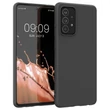 Kép 1/6 - Silicone Case Soft Flexible Rubber Cover for Samsung Galaxy A22 4G black