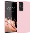 Kép 1/6 - Silicone Case Soft Flexible Rubber Cover for Samsung Galaxy A22 4G pink
