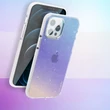 Kép 5/7 - Kingxbar Ombre Case Back Cover for iPhone 12 Pro Max Blue-violet