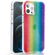 Kép 1/7 - Kingxbar Ombre Case Back Cover for iPhone 12 Pro Max multicolour