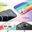 Kép 4/7 - Kingxbar Ombre Case Back Cover for iPhone 12 Pro Max multicolour