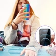 Kép 7/7 - Kingxbar Ombre Case Back Cover for iPhone 12 Pro / iPhone 12 multicolour