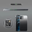 Kép 5/7 - Kingxbar Aurora Series hard case for iPhone 12 Pro Max black-silver
