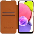 Kép 16/21 - Nillkin Qin leather holster for Samsung Galaxy A03s red