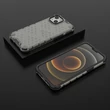 Kép 6/14 - Honeycomb armored case with a gel frame iPhone 13 black