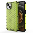 Kép 1/14 - Honeycomb Case armor cover with TPU Bumper for iPhone 13 green