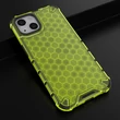 Kép 6/14 - Honeycomb Case armor cover with TPU Bumper for iPhone 13 green