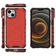 Kép 1/14 - Honeycomb Case armor cover with TPU Bumper for iPhone 13 red