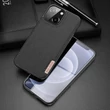 Kép 2/16 - Dux Ducis Fino case covered with nylon material for iPhone 13 black