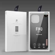 Kép 11/16 - Dux Ducis Fino case covered with nylon material for iPhone 13 black