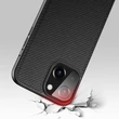 Kép 12/16 - Dux Ducis Fino case covered with nylon material for iPhone 13 black