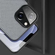 Kép 10/16 - Dux Ducis Fino case covered with nylon material for iPhone 13 gray