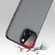 Kép 12/16 - Dux Ducis Fino case covered with nylon material for iPhone 13 gray