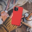 Kép 4/12 - Nillkin Super Frosted Shield Pro Case durable for iPhone 13 Pro red