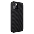 Kép 14/18 - Nillkin Synthetic Fiber Carbon case cover for iPhone 13 mini black